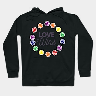 Pen and paper love wins gay Hoodie